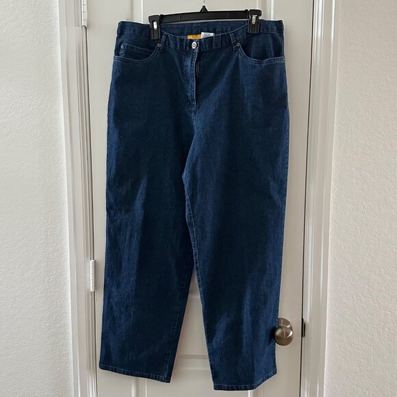 Ruby Rd. Petite Classic Original Easy Fit Denim Pants 16P - Picture 1 of 8